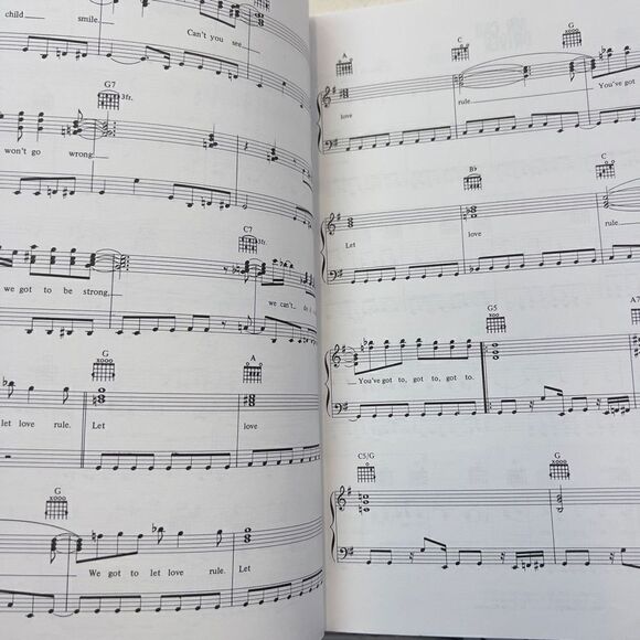 1990 LET LOVE RULE Lenny Kravitz   Piano/Vocal/Guitar Songbook PaperBack - Picture 9 of 12